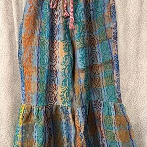 Colorful Kantha Suzani Pants